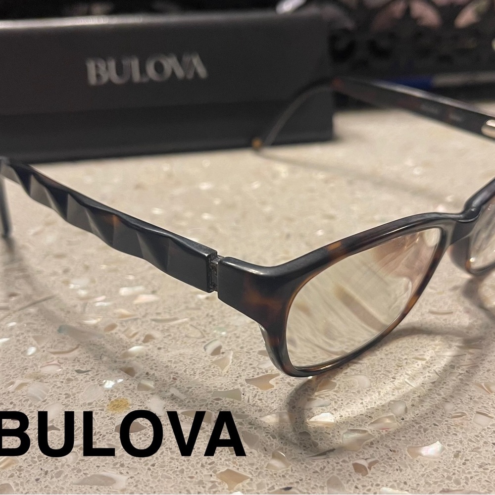 Bulova Men's Tortoise Shell Glasses Massy